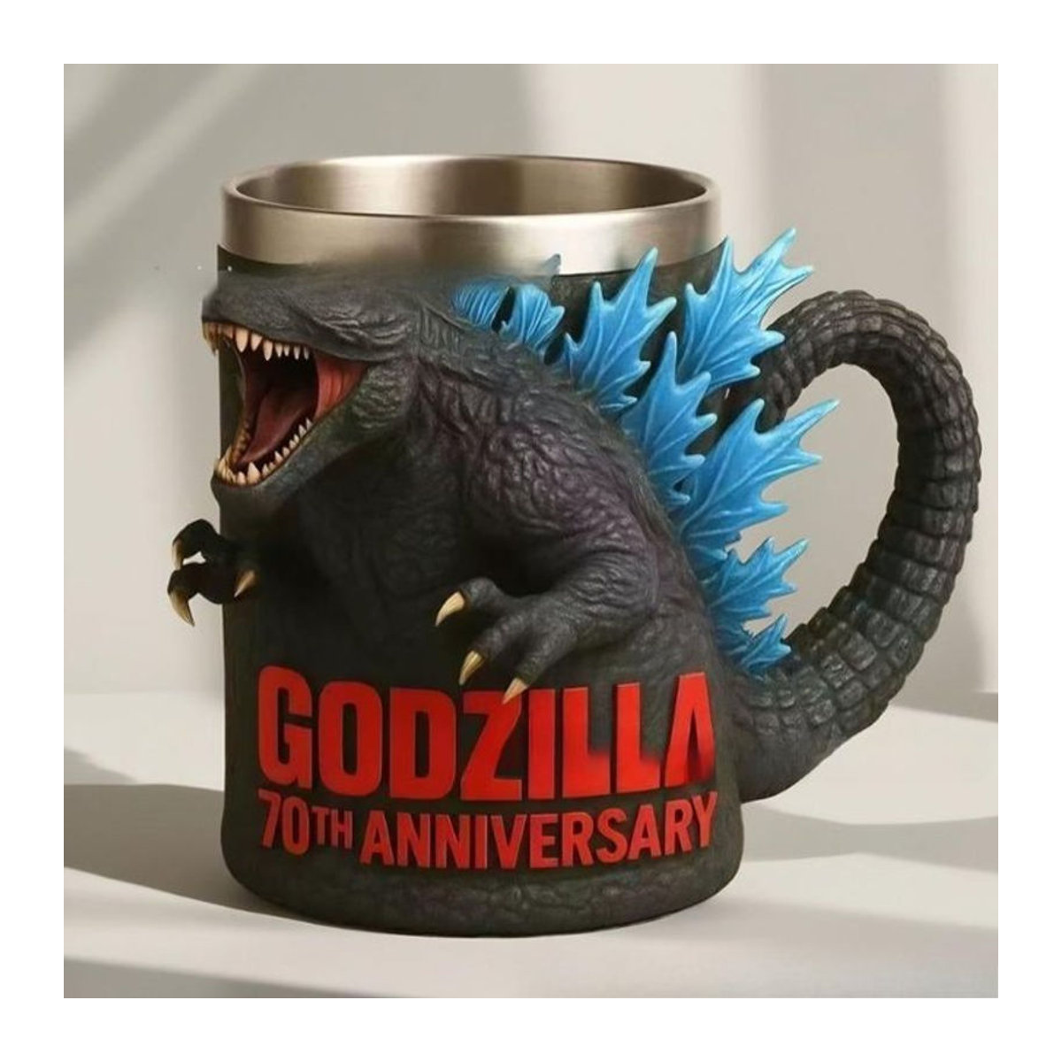 MENGN Top Godzilla Resin Ornament Schwarz für Halloween Dekoration - Bild 1