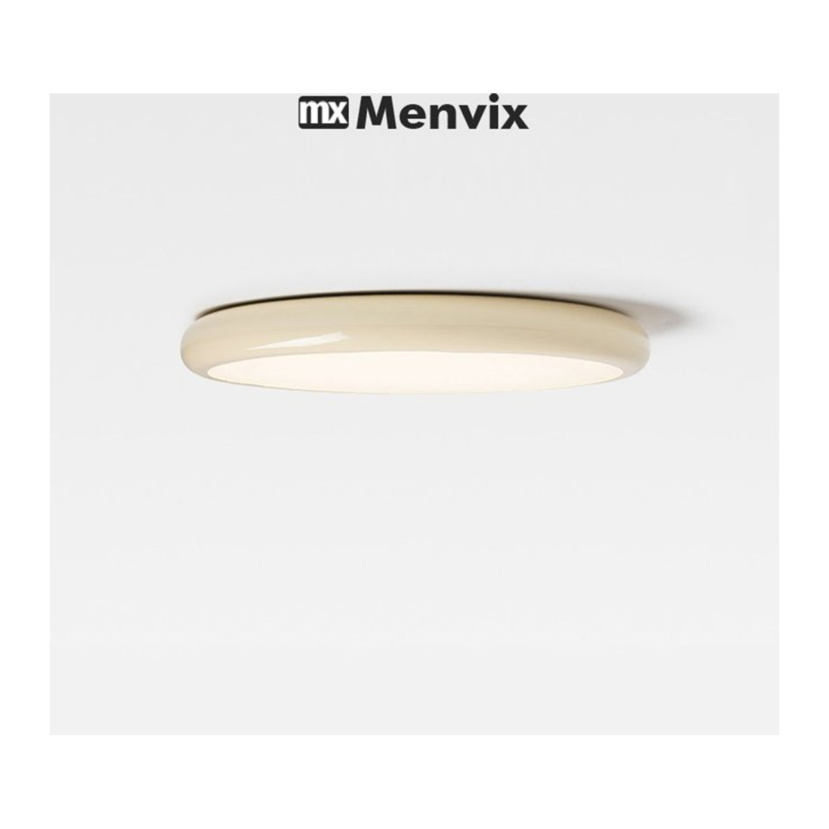 Menvix LED Deckenlampe im skandinavischen Design, Beige, Modern und Minimalistisch - Bild 1