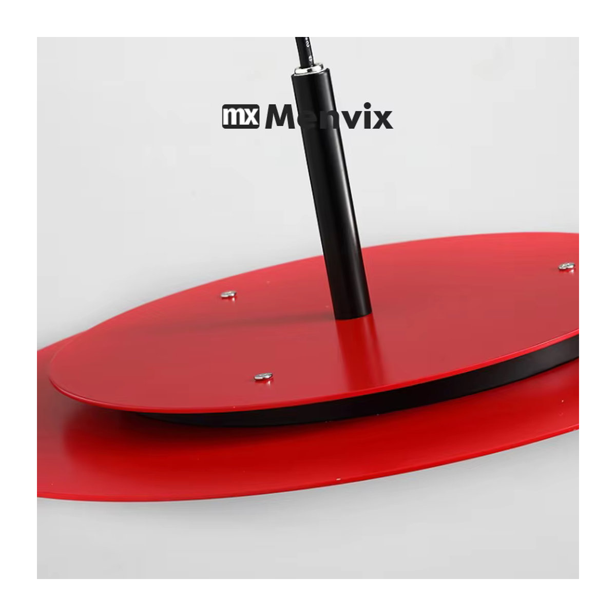 Menvix Moderne Pendelleuchte UFO Design in Rot für Esstisch und Wohnzimmer - Bild 2