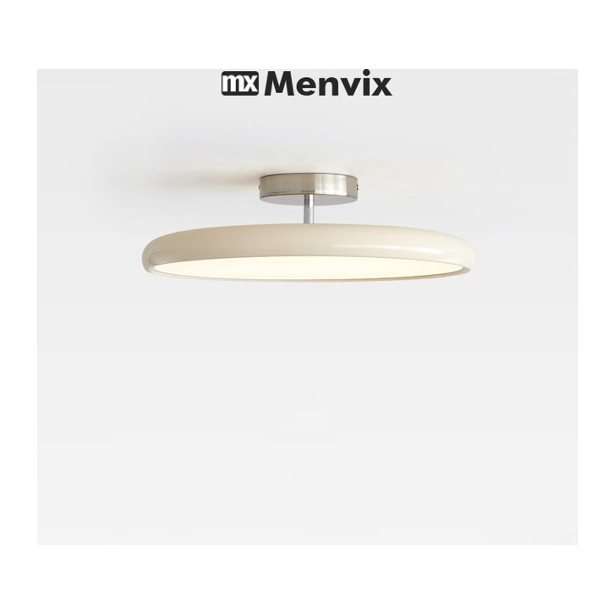 Menvix Moderner LED Kronleuchter in Beige für Wohnzimmer, Schlafzimmer und Arbeitszimmer - Bild 1
