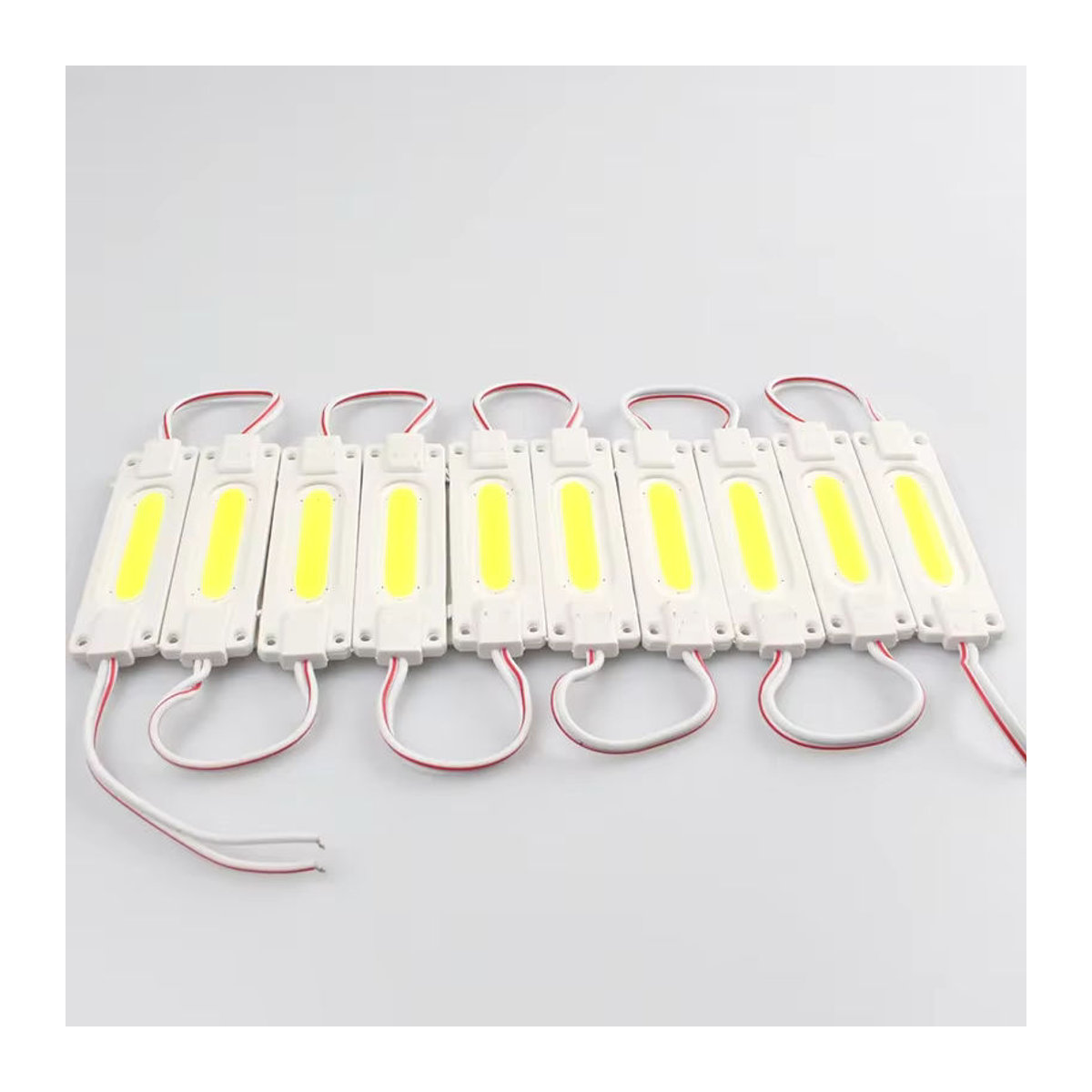 Merryle 20er-Pack 12V LED COB-Modulleuchten IP65 wasserdicht in Gelb, Blau, Rosa und Eisblau für Dekorationszwecke - Bild 4