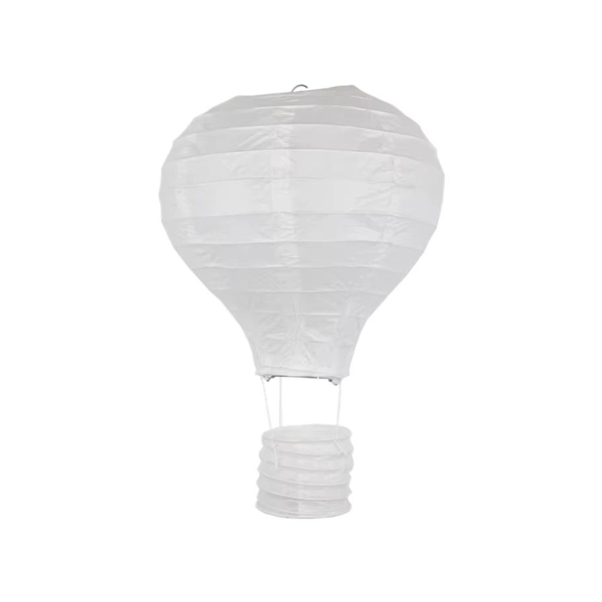 Merylover Weiße Chinesische Heißluftballonlaterne aus Papier für Kinder als DIY-Dekoration, Durchmesser: 25 cm bis 40 cm - Bild 3