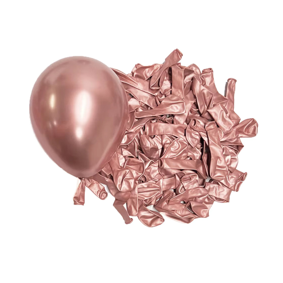 Metallic-Geburtstagsballons in Chrom-Optik für Geburtstag, Babyparty und Hochzeit, rund, verschiedene Farben - Bild 2