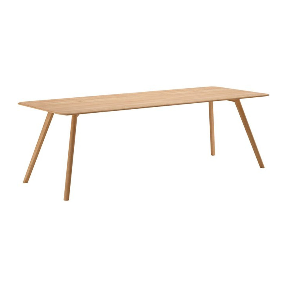 Meyer Tisch Objekte Unserer Tage aus Holz in Eiche Natur Braun, Rechteckig, Skandinavisch Modern - Bild 1