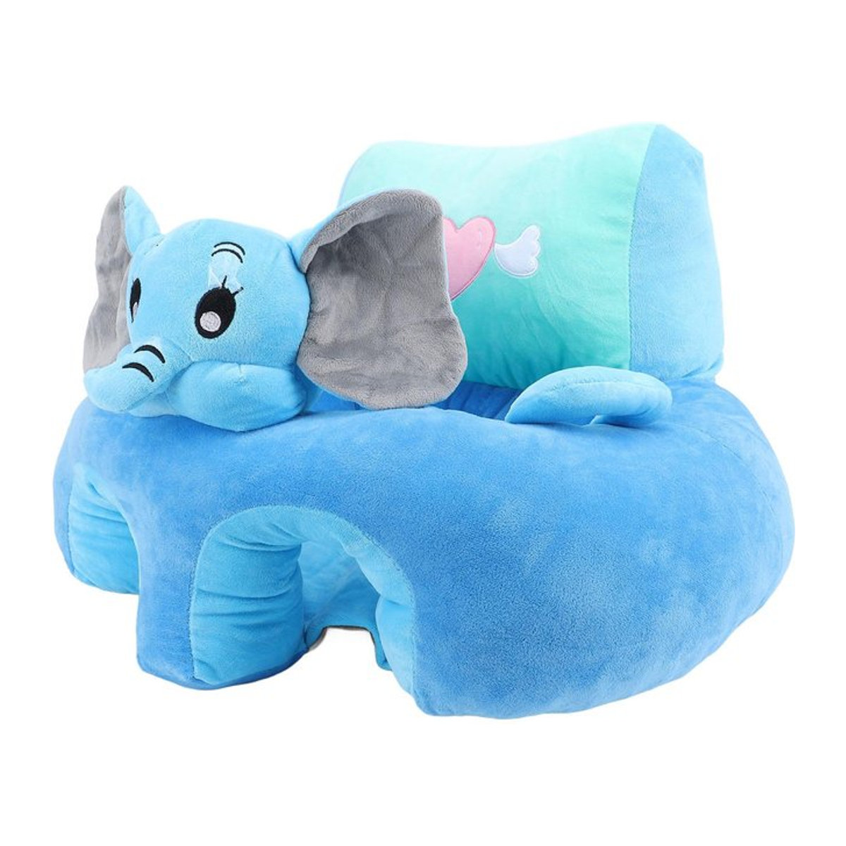 mfySpace Baby-Stützstuhl in Tierform als weiches Lern-Sitzsofa und Aufrichtstuhl für Kleinkinder - Bild 1