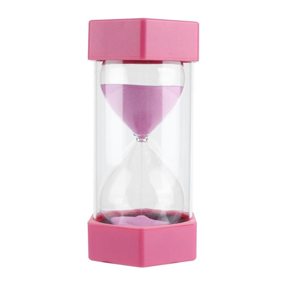 mfySpace Sechseckige Sanduhr 30 Minuten Timer in Rosa - Bild 1