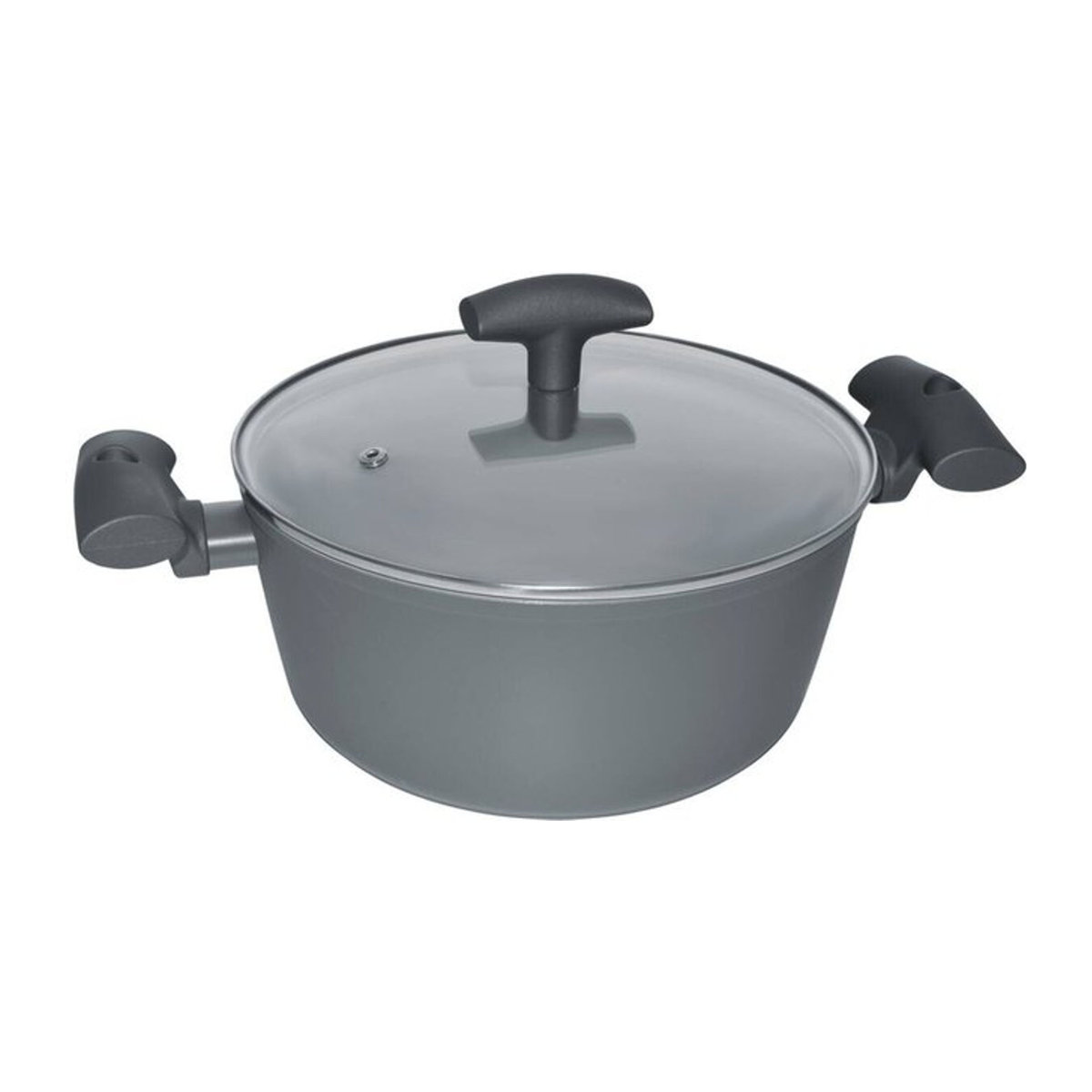 MICHELINO Topf aus Aluminium und Glas in Grau - Bild 1