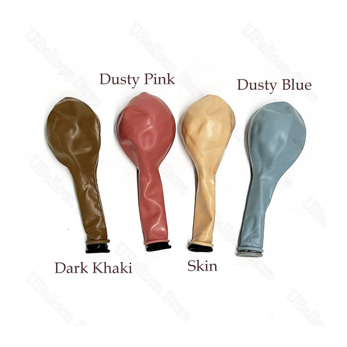 MicroPlush Doppelt gefüllte Aprikosen-Luftballons in Boho-Design, Farben: Braun, Creme und Beige, ideal für deine Geburtstags- oder Babyparty-Dekoration - Bild 1