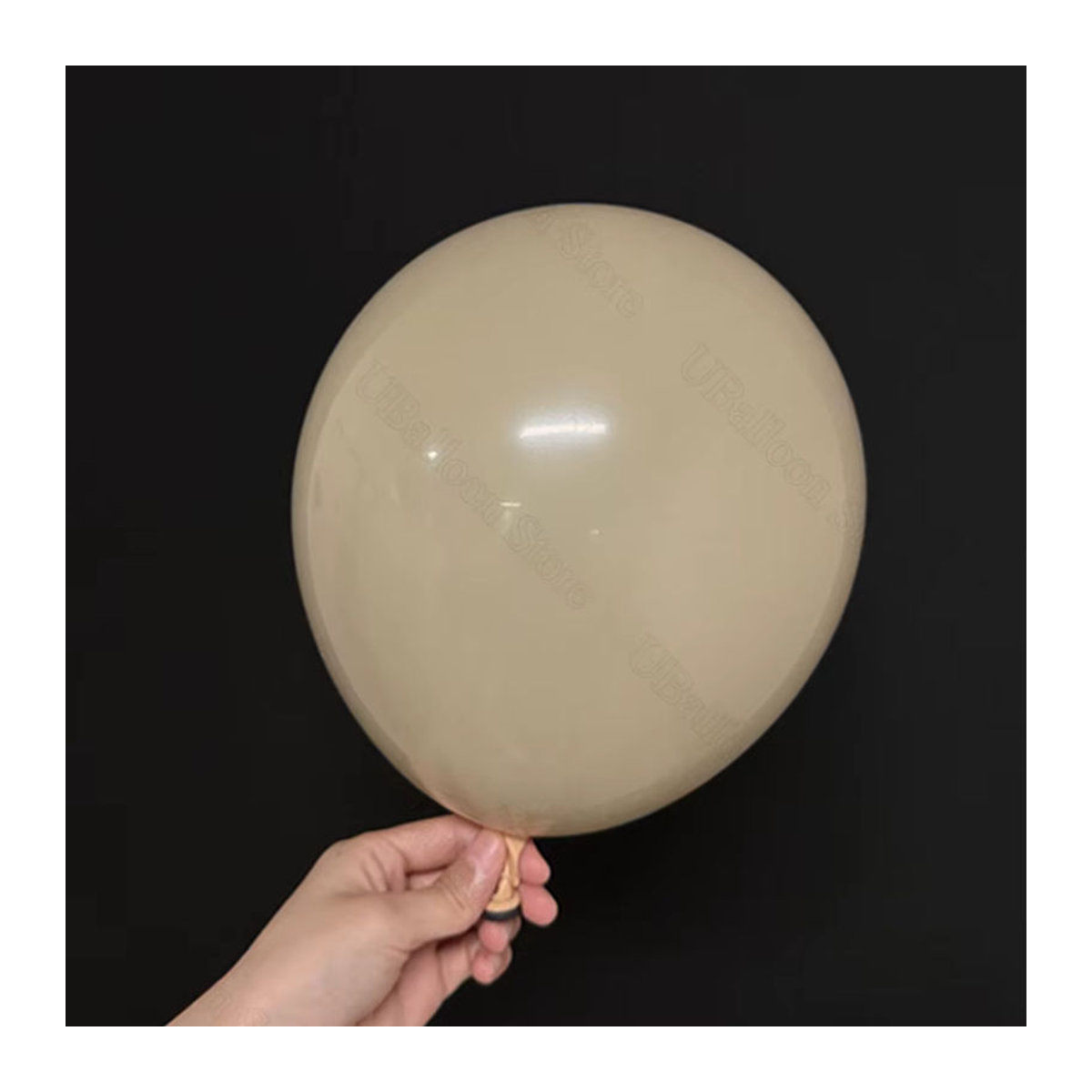 MicroPlush Doppelt gefüllte Aprikosen-Luftballons in Boho-Design, Farben: Braun, Creme und Beige, ideal für deine Geburtstags- oder Babyparty-Dekoration - Bild 2