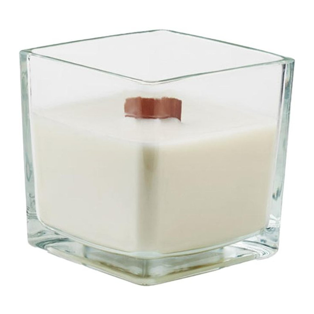 MidOcean Riu Duftkerze Vanille aus pflanzlichem Wachs in Transparent Weiß - Bild 1