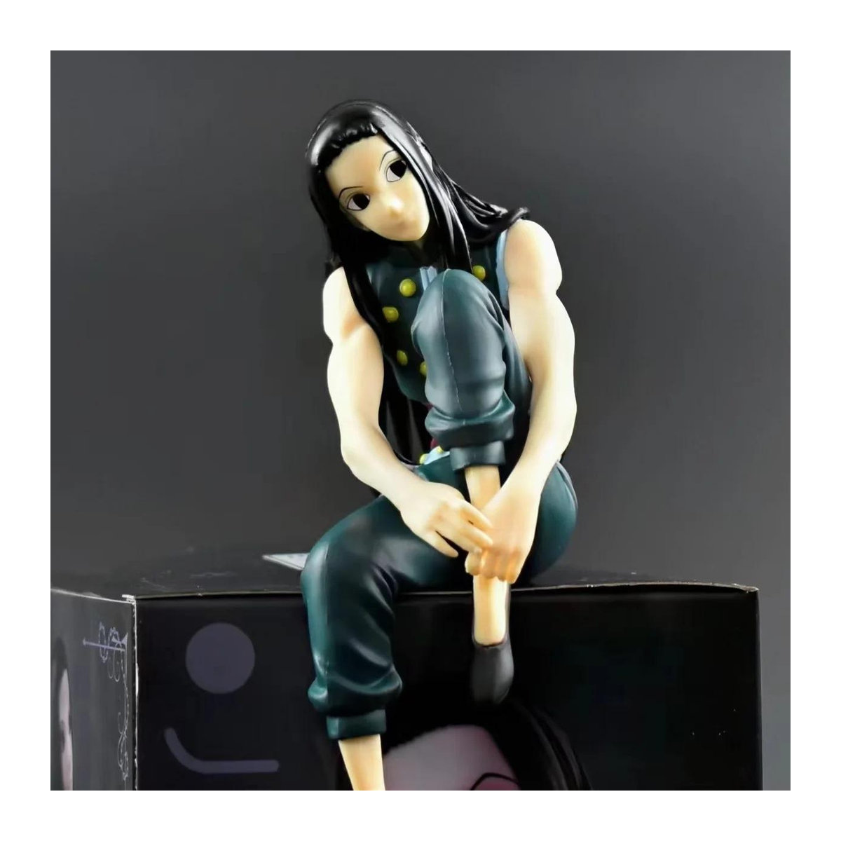 MIFEN Anime Actionfigur Hunter x Hunter Illumi Zoldyck Sitzendes Modell aus PVC, Höhe: 15 cm - Bild 1