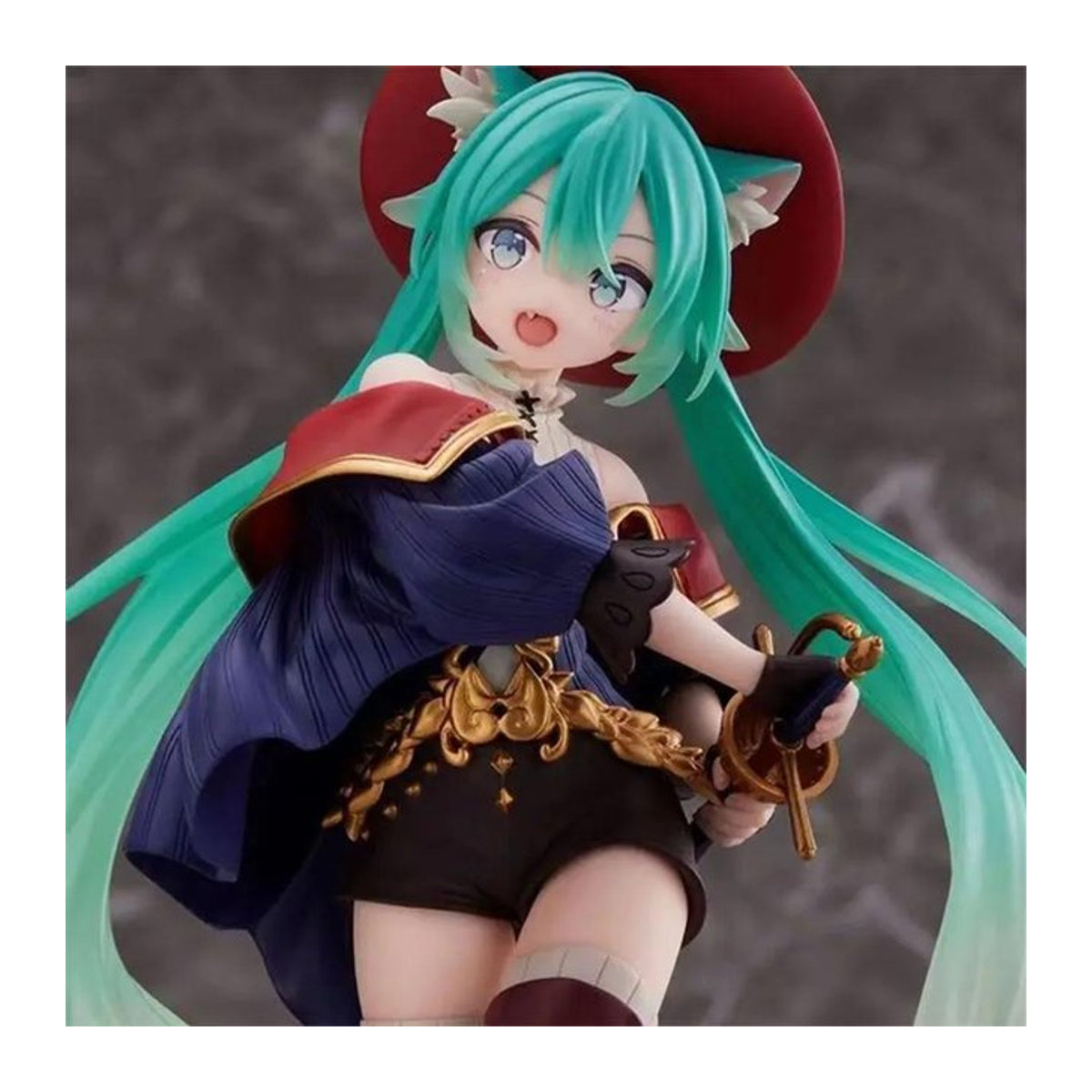 MIFEN Anime Hatsune Miku Figur Märchenwunderland Der gestiefelte Kater Kawaii Actionfigur Multicolor - Bild 1
