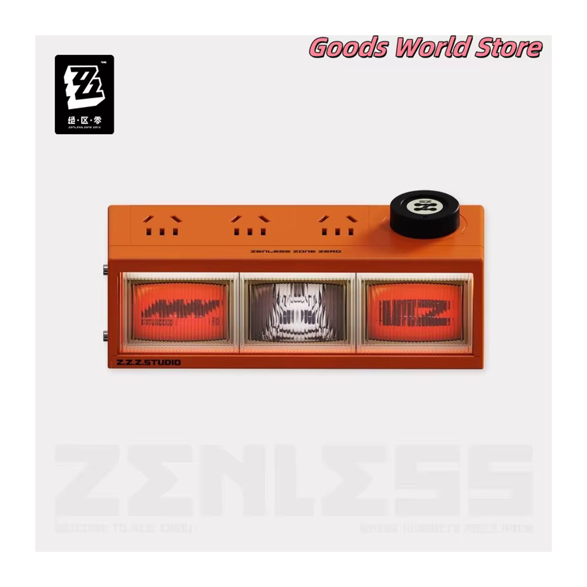 Mihoyo Zenless Zone Zero Bangboo Figur mit multifunktionalem Beleuchtungssockel in Orange - Bild 3