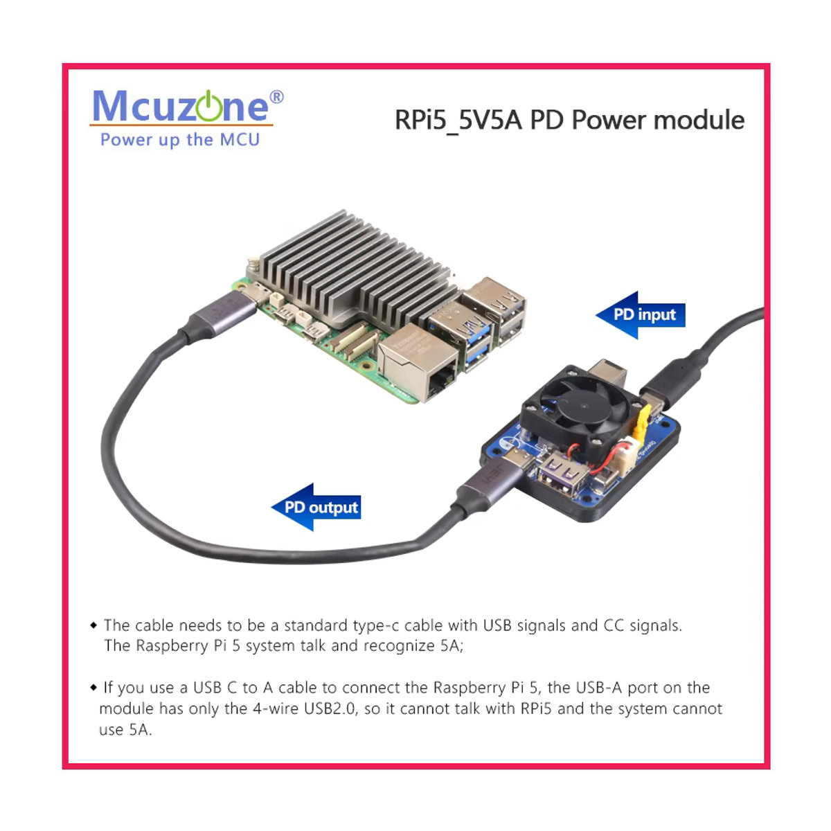 MiiBestOD Raspberry Pi 5 Dual PD Power Modul 5V5A in Schwarz - Bild 3