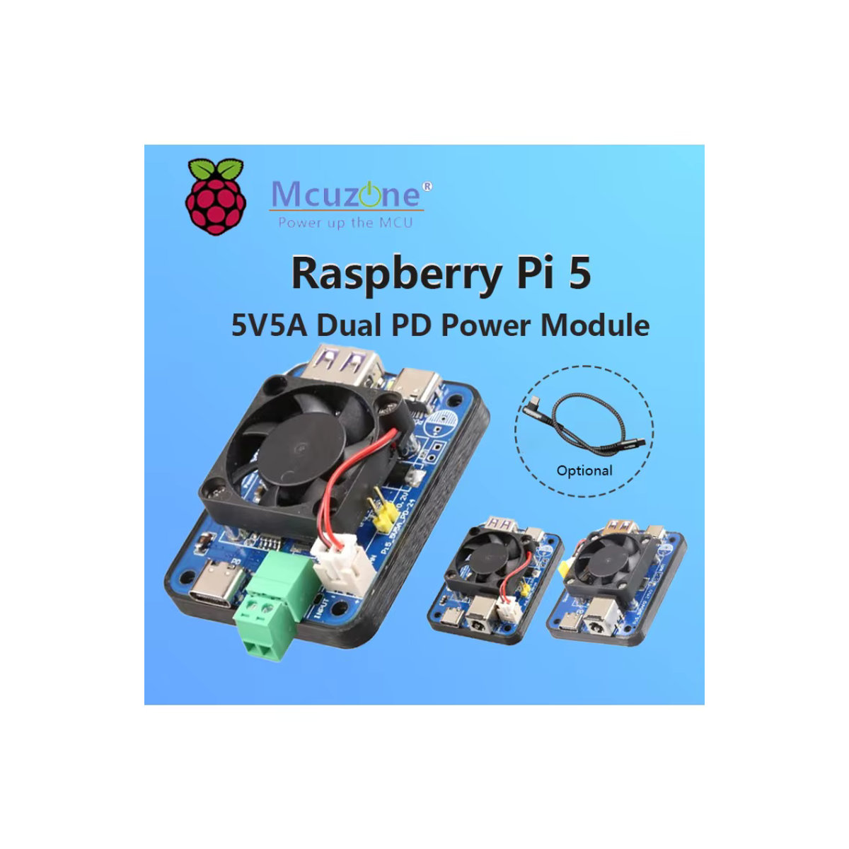 MiiBestOD Raspberry Pi 5 Dual PD Power Modul 5V5A in Schwarz - Bild 4