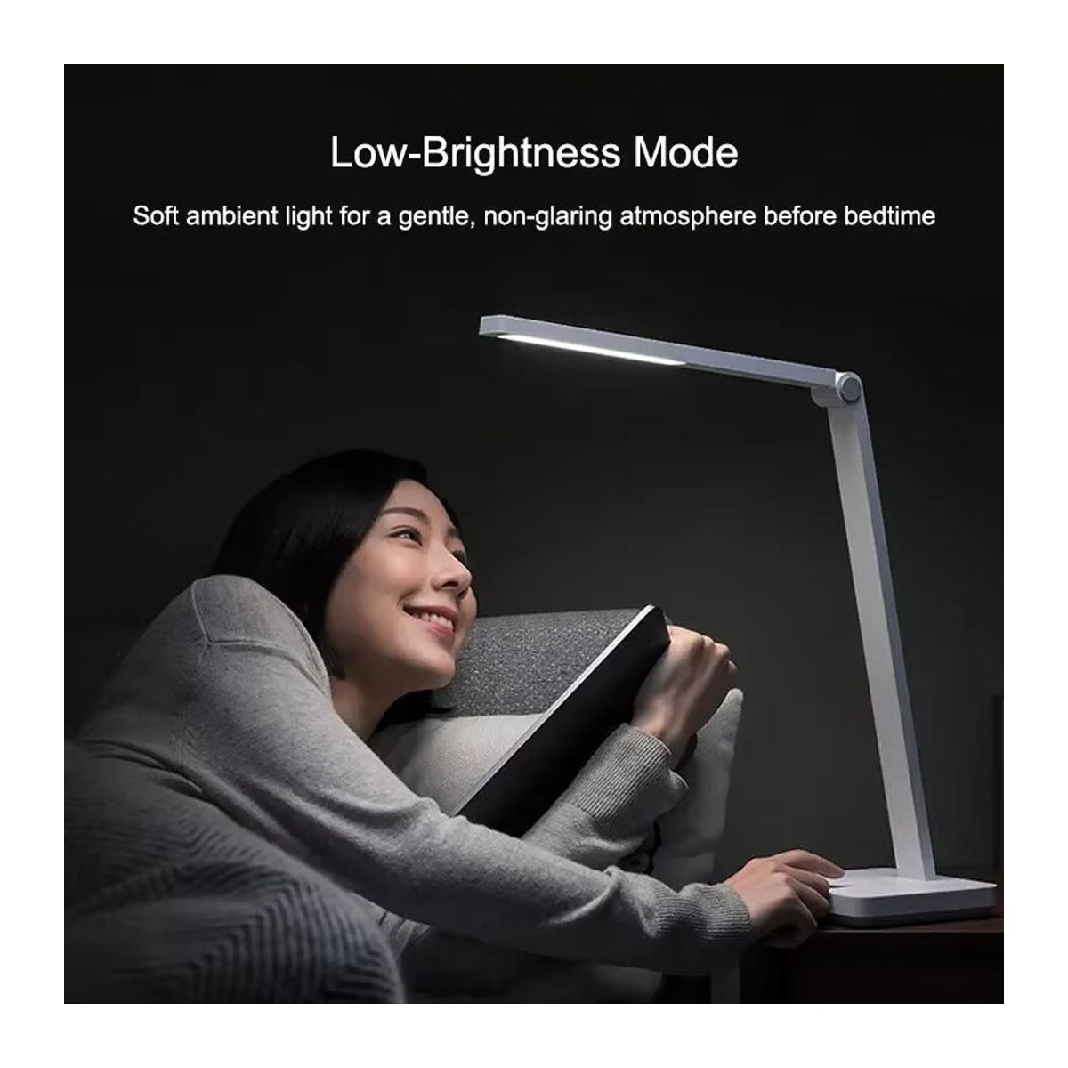 MIJIA Tischlampe Lite LED Schreibtischlampe faltbar mit Augenschutz, Weiß, 500 Lumen, 4000K Neutralweiß - Bild 5