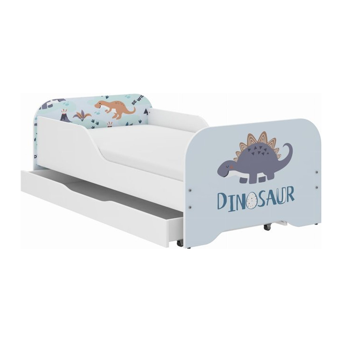 MIKI Kinderbett Stegosaurus B/T: 140 x 70 cm, H: 65 cm - Bild 1