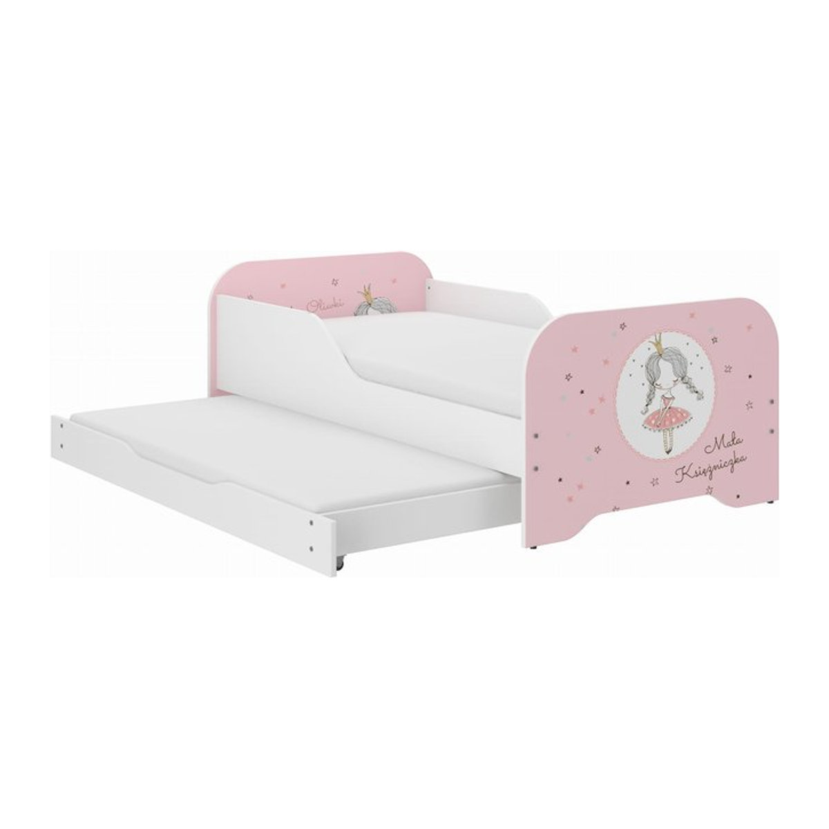 MIKI Princess Kinderbett mit Schlaffunktion B/T: 160 x 80 cm - Bild 1