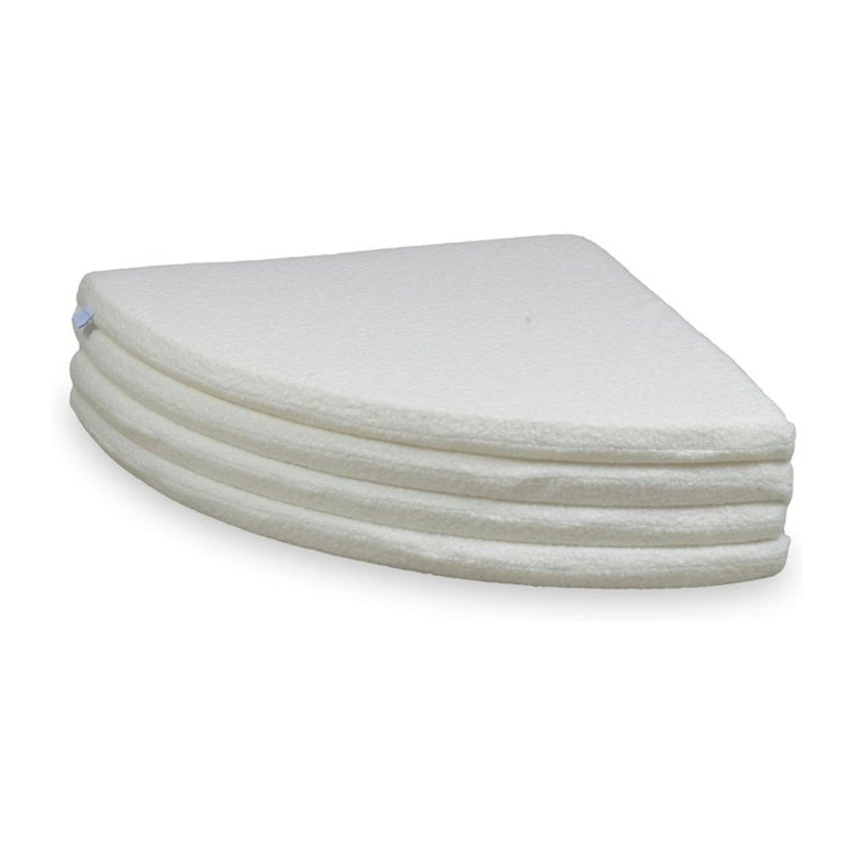 Mimii Runde faltbare Spielmatte Boucle Weiß Durchmesser: 160 cm - Bild 1