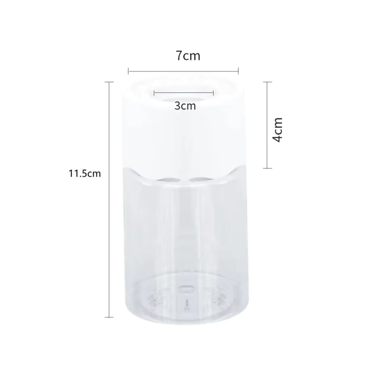 Mini Hydroponik Blumentopf in transparenter Glasoptik als dekorative Vase für deine Zimmerpflanzen - Bild 4