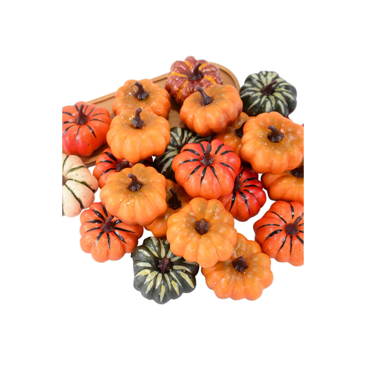 Mini Künstliche Kürbisse als Halloween und Thanksgiving Dekoration für dein Zuhause - Bild 4