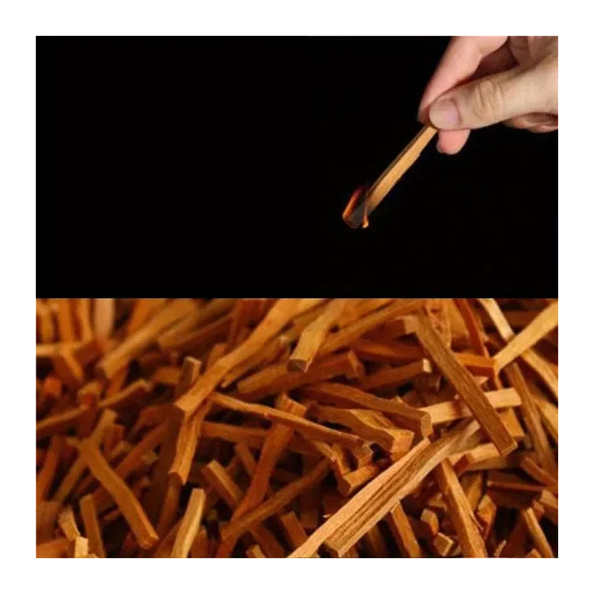 MINIDEAL Pau Santo Weihrauch Holzstäbchen Braun, 20 Stück für Meditation und Aromatherapie - Bild 1