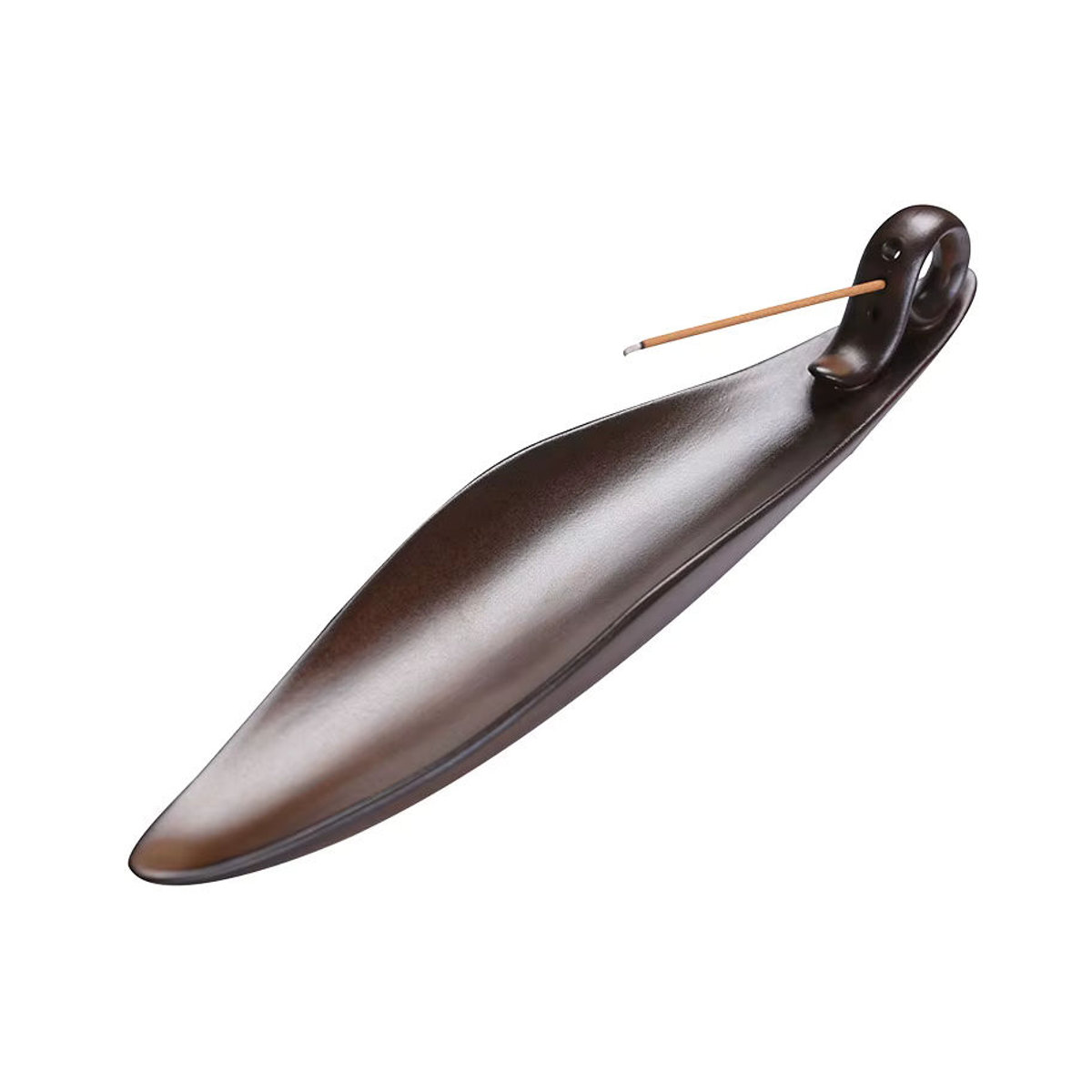 MINIDEAL Räucherstäbchenhalter aus Keramik in Braun für Zen-Yoga und Aromatherapie - Bild 2