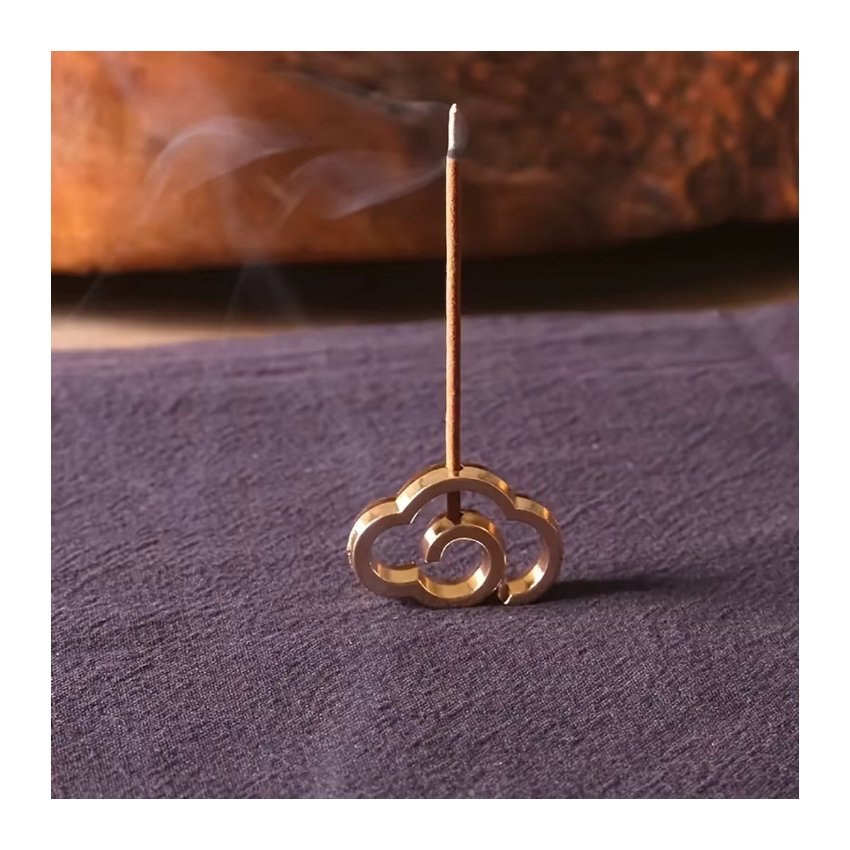 MINIDEAL Räucherstäbchenhalter in Wolkenform, antik im Vintage-Stil, grün, Keramik - Bild 2
