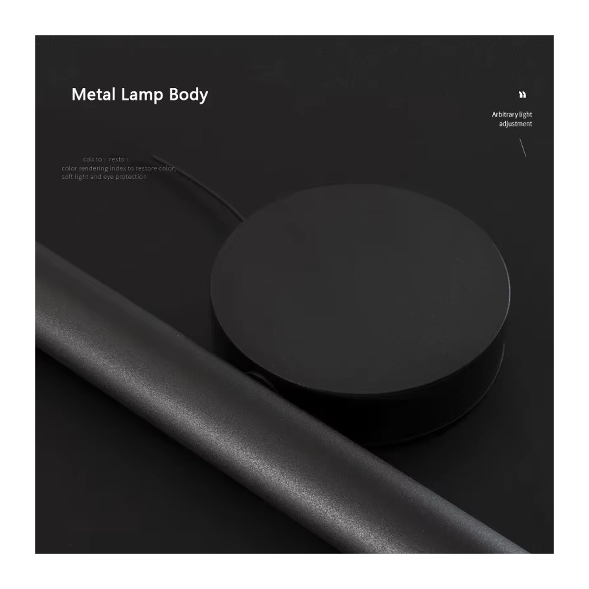 Minimalistische Pendelleuchte L-MANG aus Metall in Schwarz für Schlafzimmer und Restaurant - Bild 3