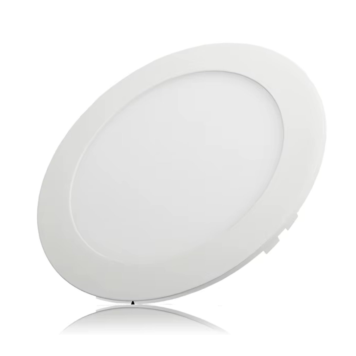 Minimalistisches Ultradünnes LED-Panel-Downlight als runde LED-Deckeneinbauleuchte, dimmbar, AC85–265 V - Bild 2