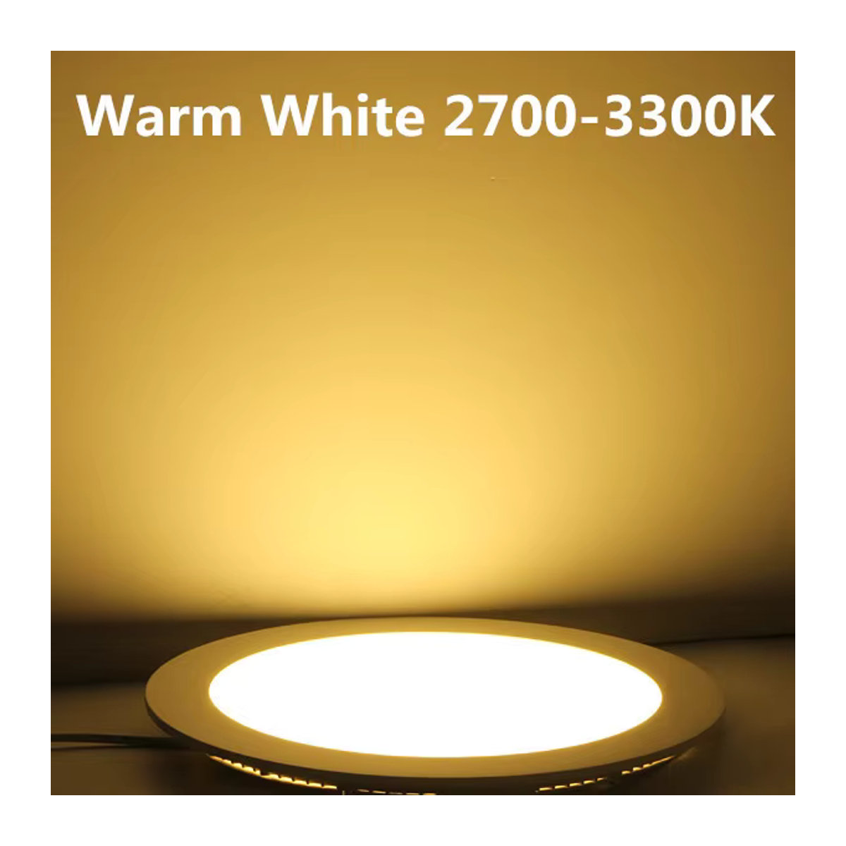 Minimalistisches Ultradünnes LED-Panel-Downlight als runde LED-Deckeneinbauleuchte, dimmbar, AC85–265 V - Bild 4