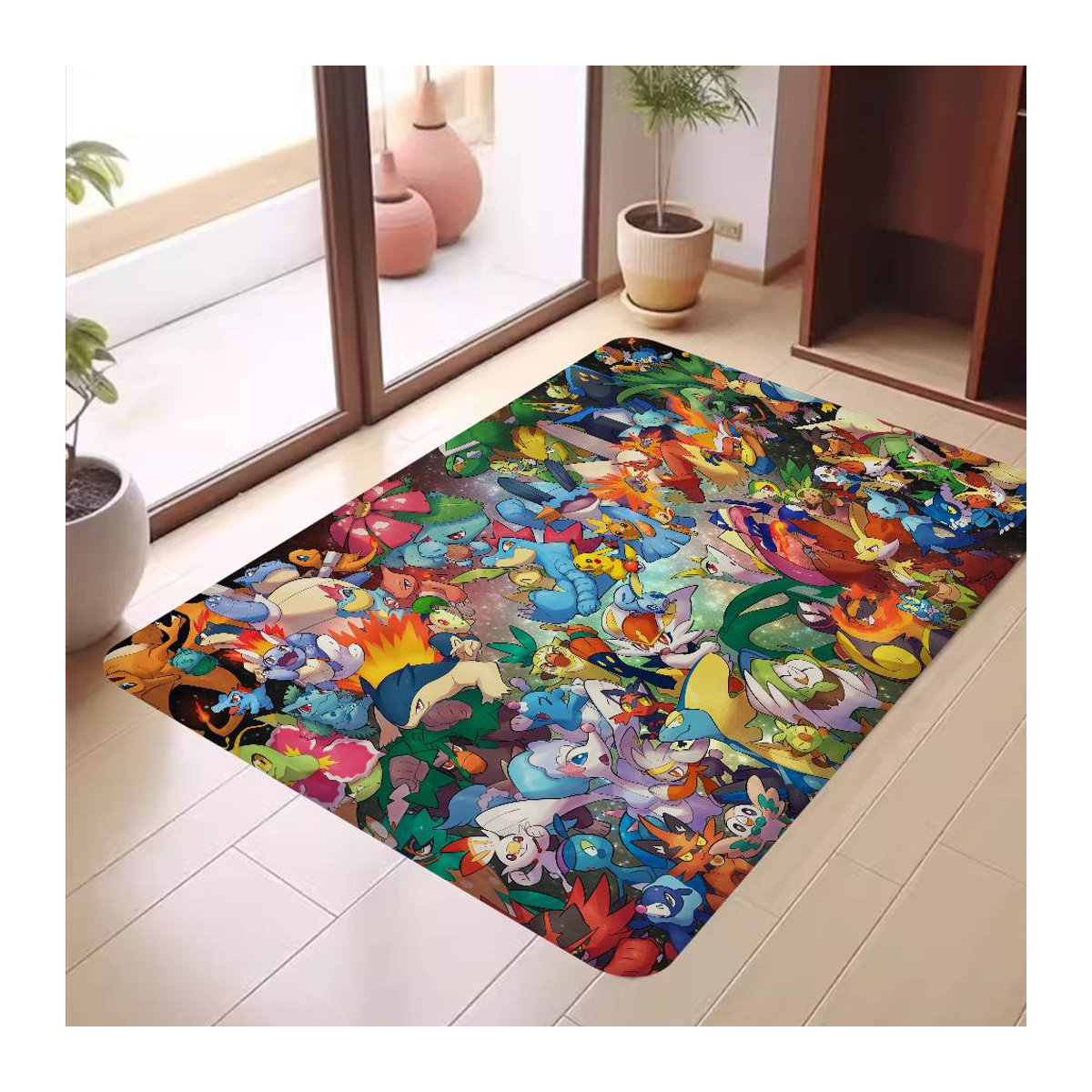 Miniso Anime Küchenmatte P-Pokemones Multicolor, B/T: 60 x 40 cm - Bild 1