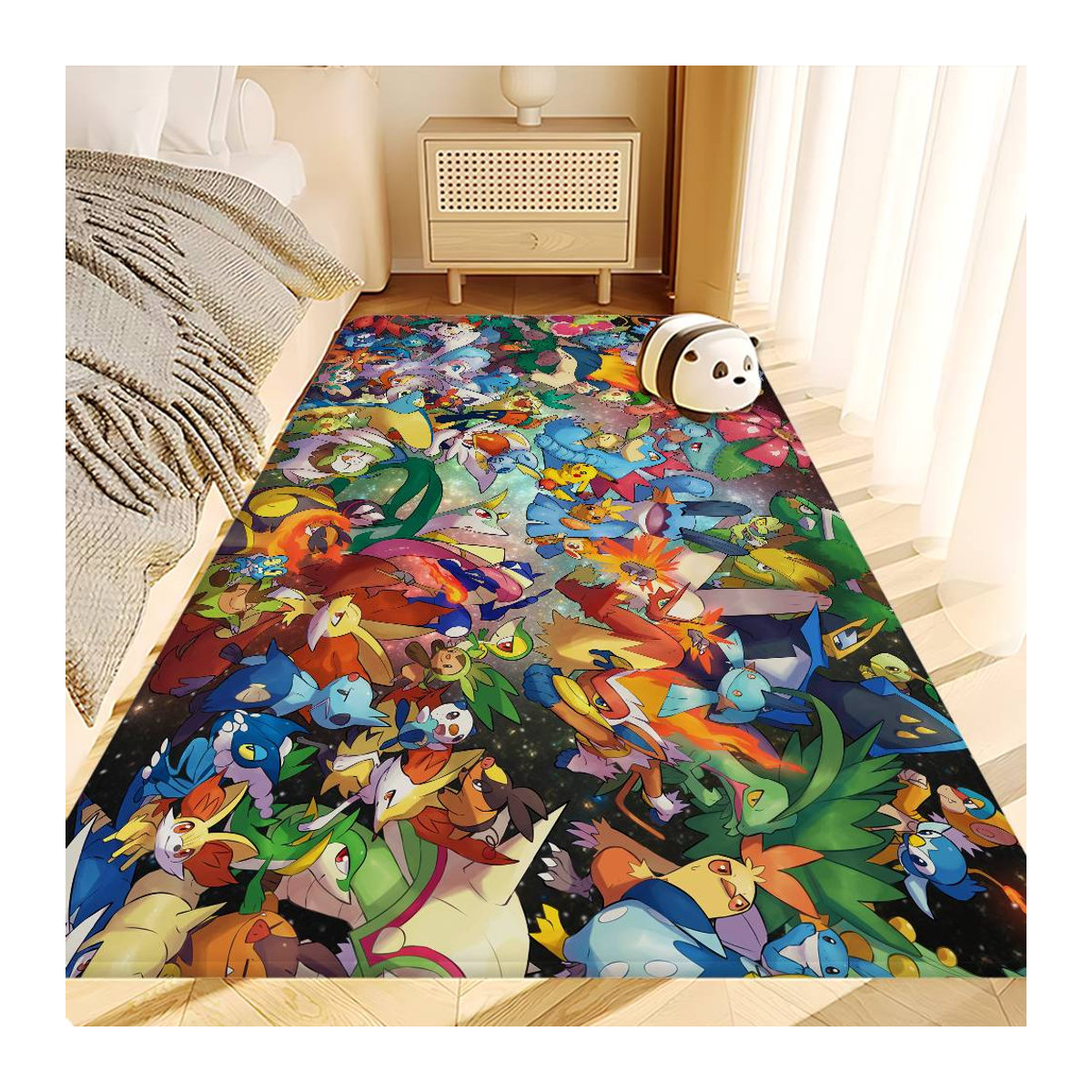 Miniso Anime Küchenmatte P-Pokemones Multicolor, B/T: 60 x 40 cm - Bild 3