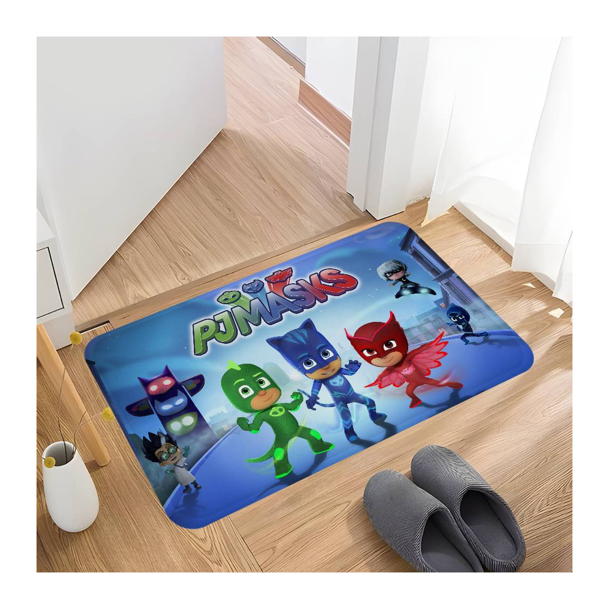 Miniso Rutschfeste Willkommensmatte mit Cartoon PJ Masks Motiv in Multicolor, B/T: 60 x 40 cm - Bild 3