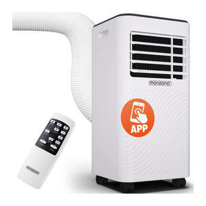 Mobile Klimaanlage MONZANA MZKA2000 Weiß mit Fernbedienung aus Kunststoff