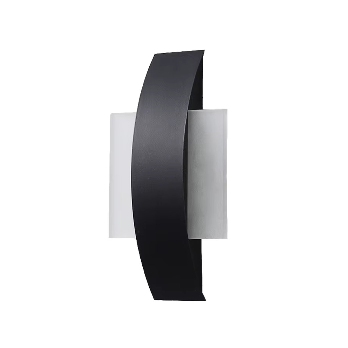 Moderne Acryl Wandlampe juhaw in Schwarz im skandinavischen Design für Schlafzimmer und Hotelzimmer - Bild 2