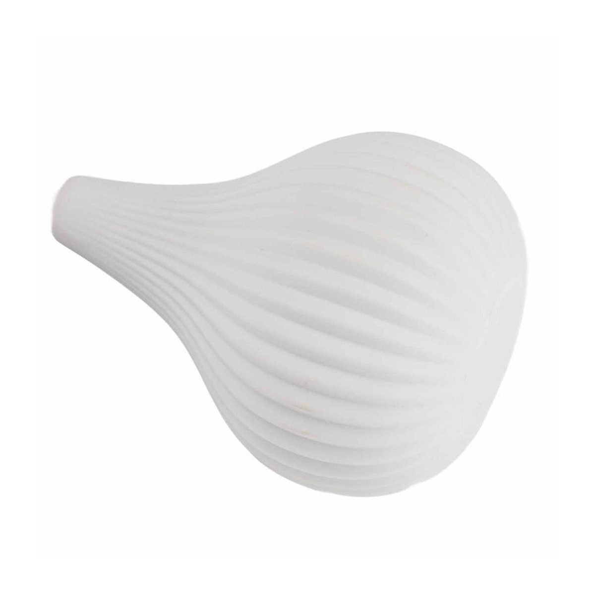 Moderne Keramik Vase von DIYelecs in Weiß für Schnittblumen und Tischdekoration - Bild 1
