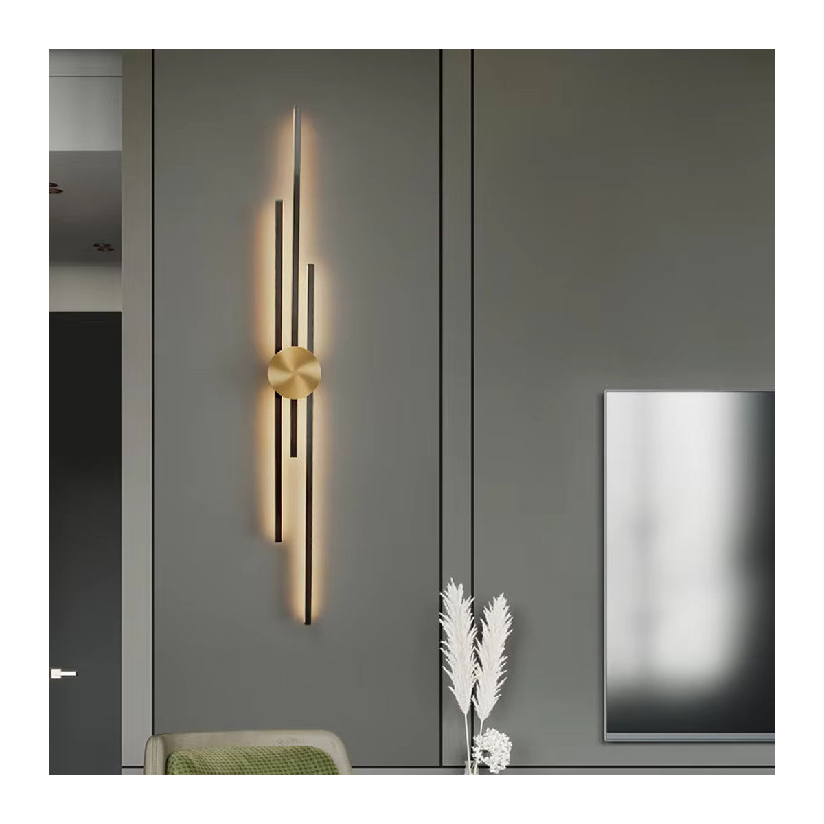 Moderne lange Wandlampe ANCISTER für Wohnzimmer, Esszimmer und Schlafzimmer - Bild 3