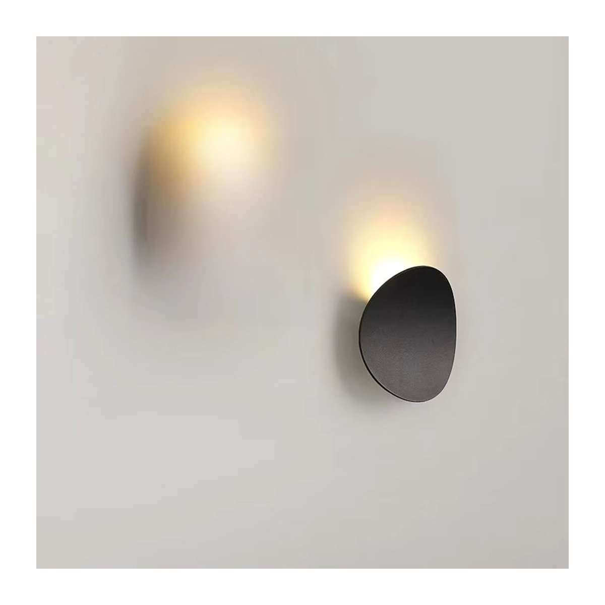 Moderne LED Innenwandleuchte aus Aluminium in Schwarz für Schlafzimmer und Wohnzimmer mit Up- oder Downlight-Funktion - Bild 3