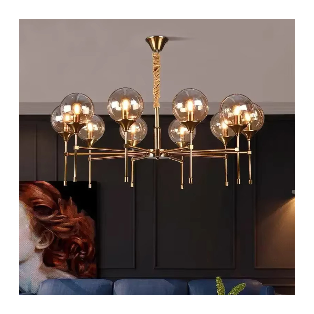 Moderne LED Kronleuchter von JIANKEXING im minimalistischen Luxus-Design für Wohnzimmer und Schlafzimmer - Bild 2