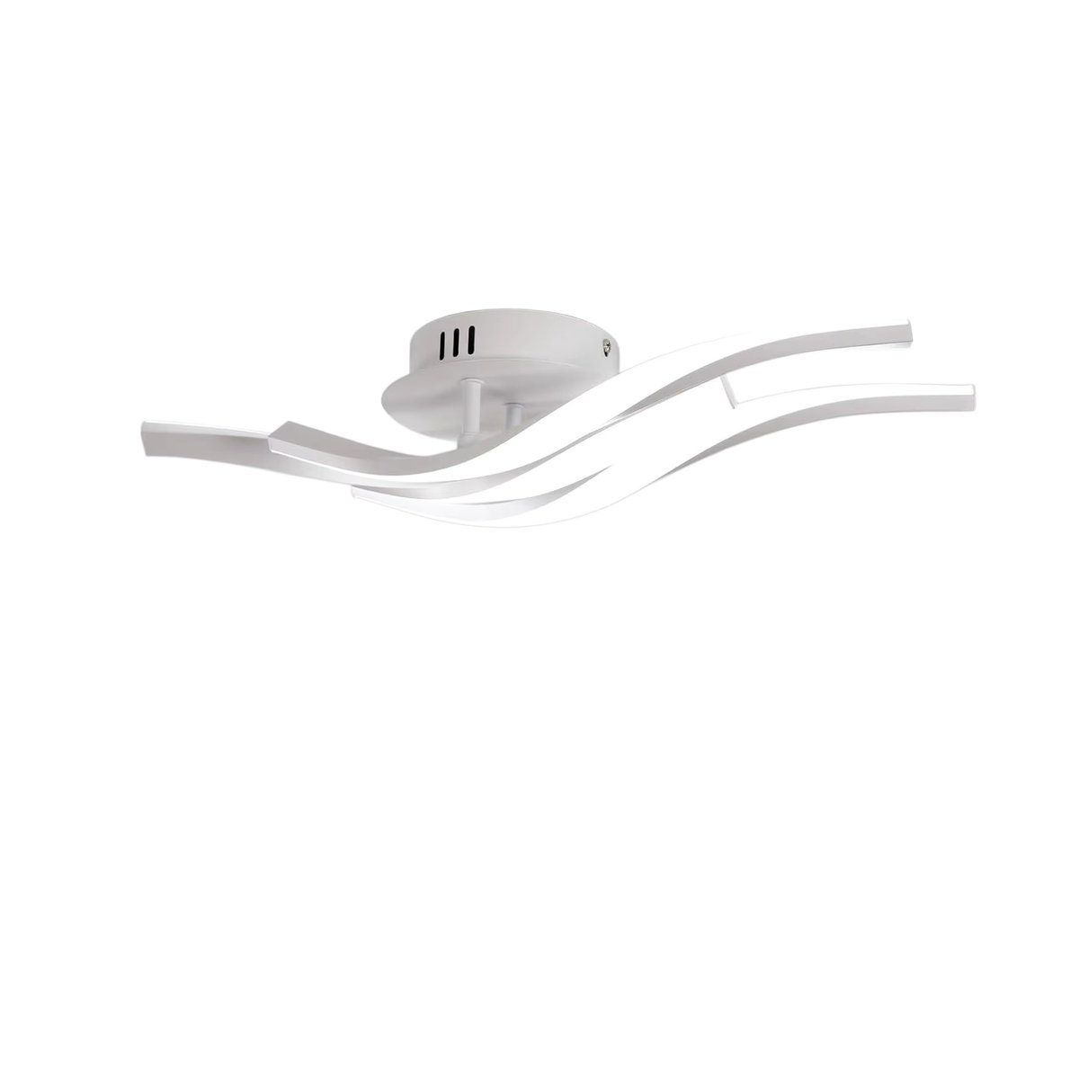 Moderne LED-Pendelleuchte aus Aluminium in Weiß mit 24W und 2700LM, Kaltweiß, Länge: 52 cm - Bild 2