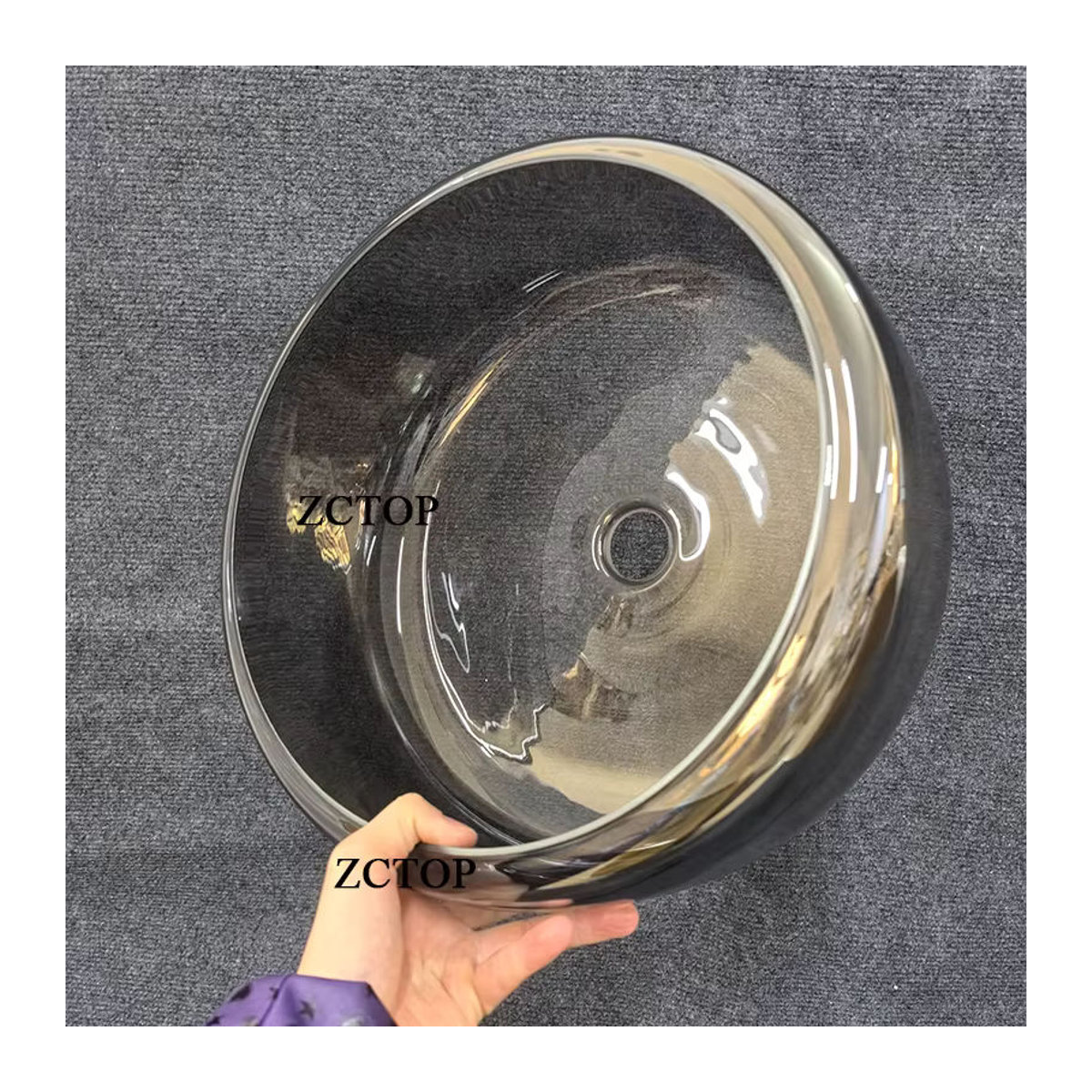 Moderne LED-Pendelleuchte aus Glas von ZCTOP in Braun - Bild 3