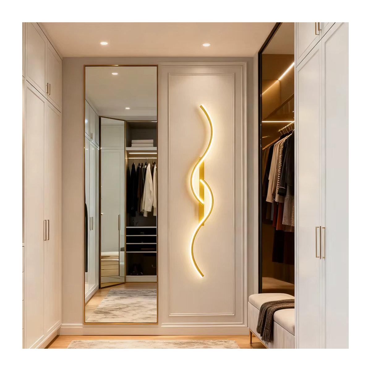 Moderne LED-Wandleuchte DAMIASMIL in Glanz für Wohnzimmer, Esszimmer und Schlafzimmer - Bild 2