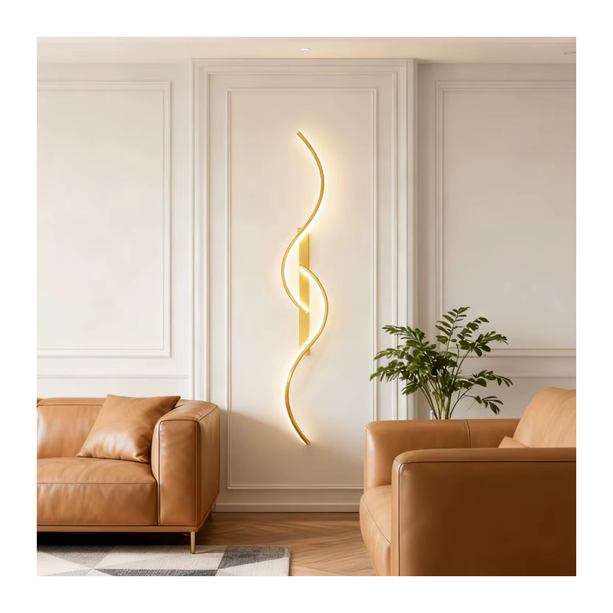 Moderne LED-Wandleuchte DAMIASMIL in Glanz für Wohnzimmer, Esszimmer und Schlafzimmer - Bild 3