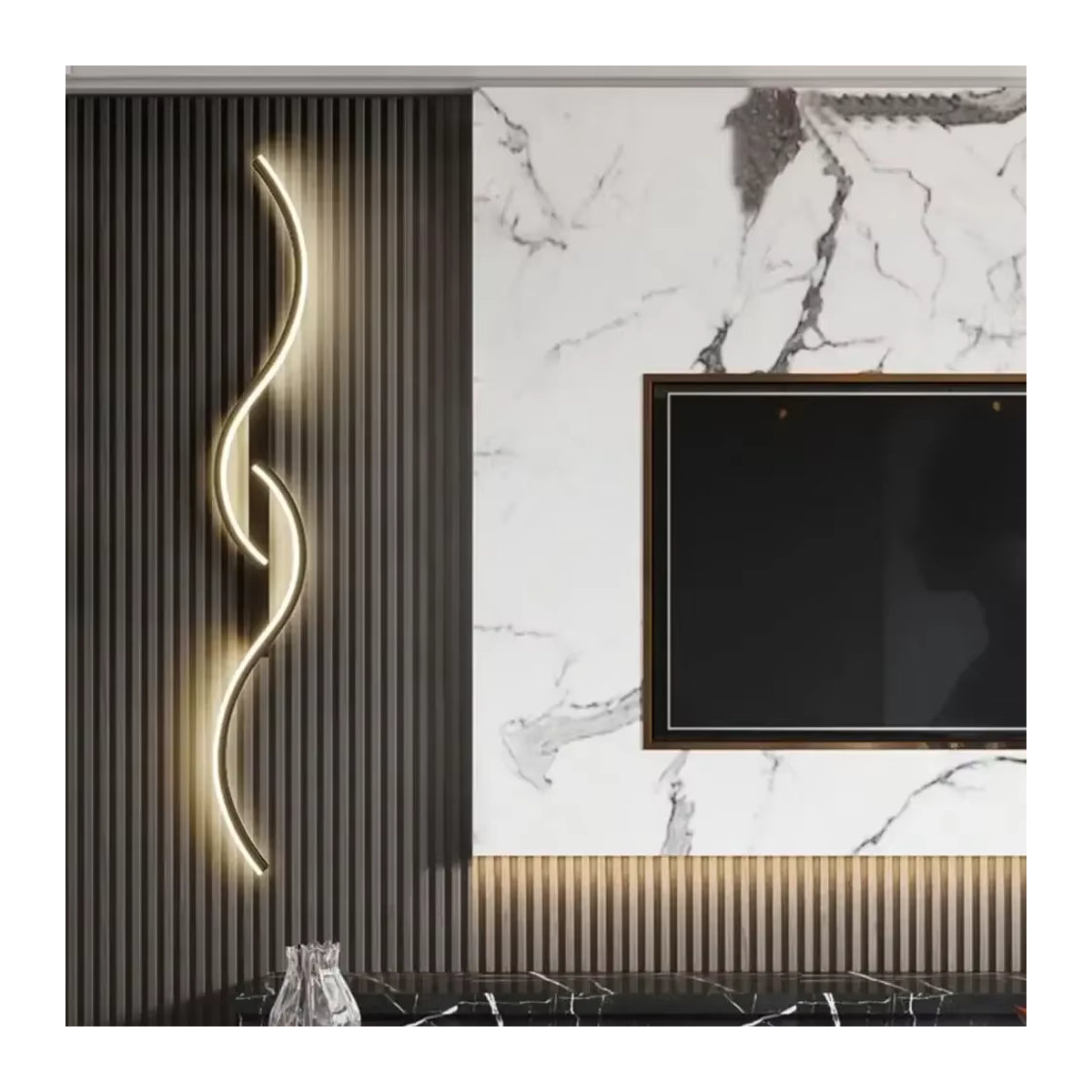 Moderne LED-Wandleuchte DAMIASMIL in Glanz für Wohnzimmer, Esszimmer und Schlafzimmer - Bild 5