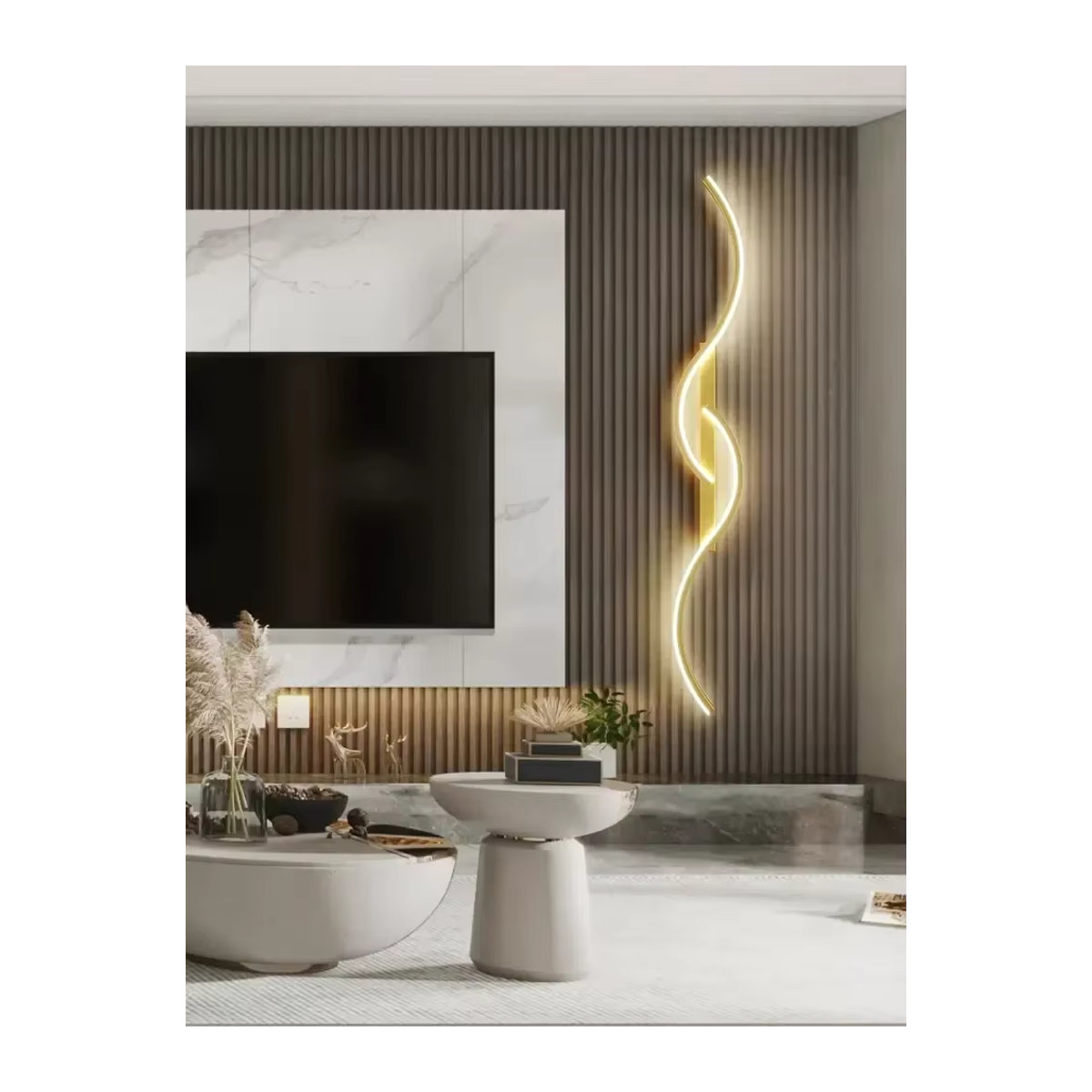 Moderne LED-Wandleuchte DAMIASMIL in Glanz für Wohnzimmer, Esszimmer und Schlafzimmer - Bild 6