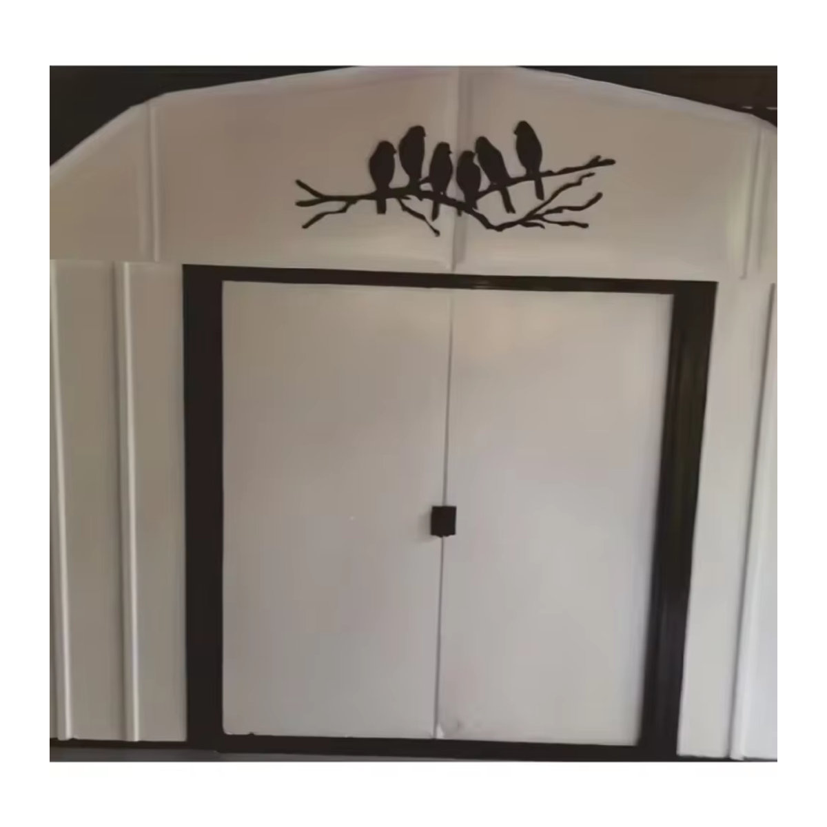 Moderne Metall Wanddekoration von CIFBUY mit Vogel auf Zweigen in Schwarz - Bild 5