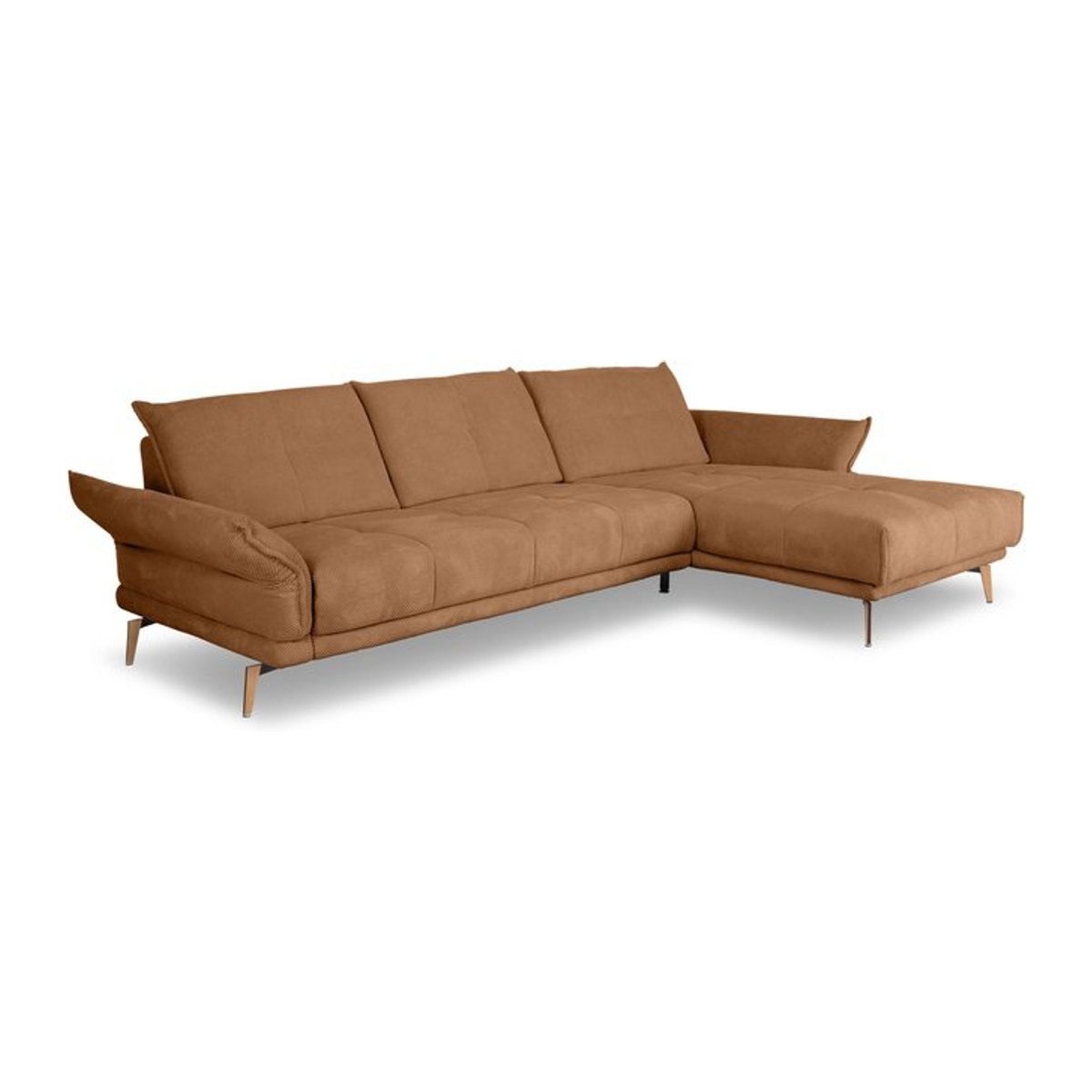 Moderne Polsterecke SANSIBAR ROBERTSFORS als Ecksofa in Schwarz oder Braun mit Stoffbezug B/T/H: 281 x 178 x 150 cm - Bild 1