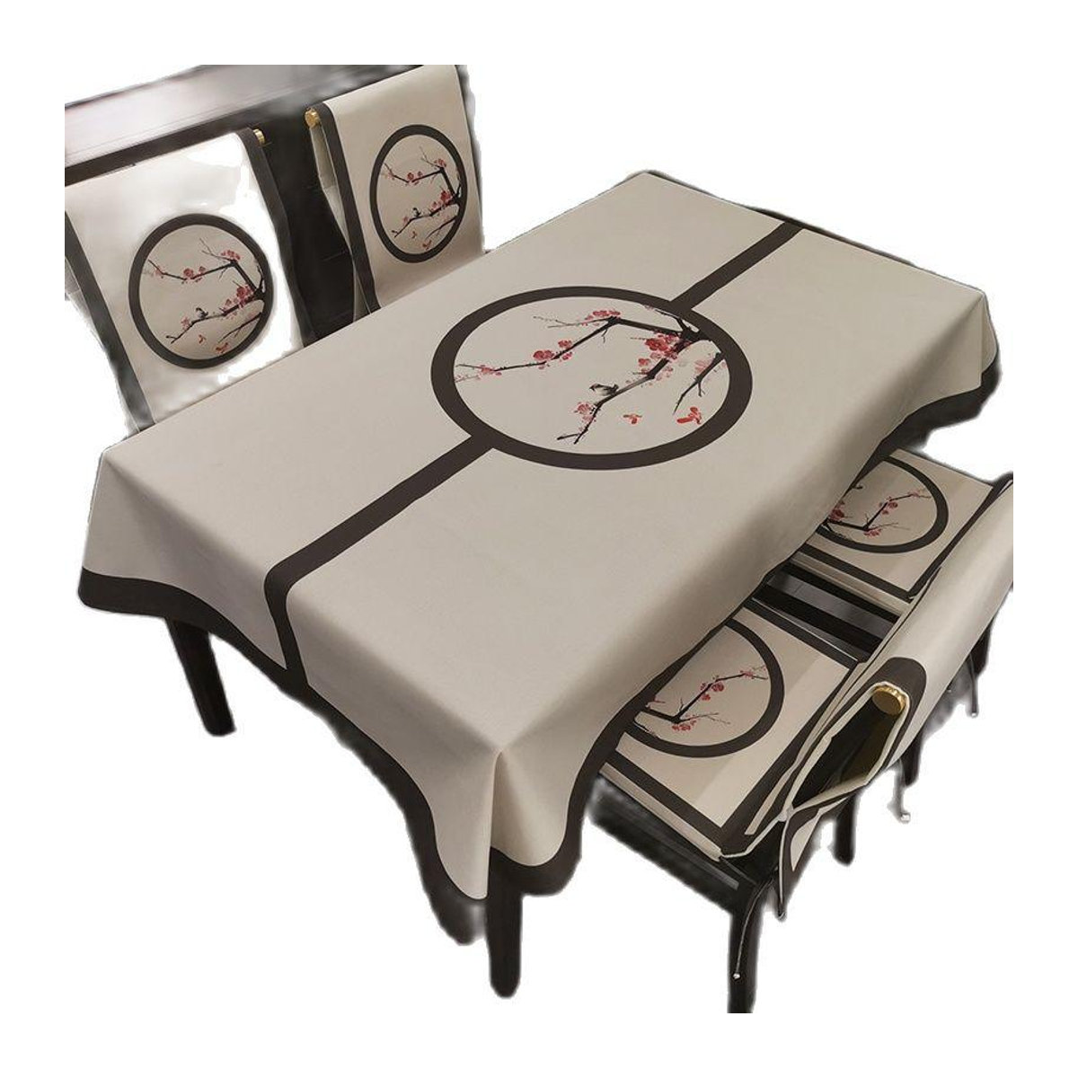 Moderne Tischdecke mit Pflaumenblüten-Design von Binchi Outdoor Equipment für Küche und Esszimmer - Bild 1