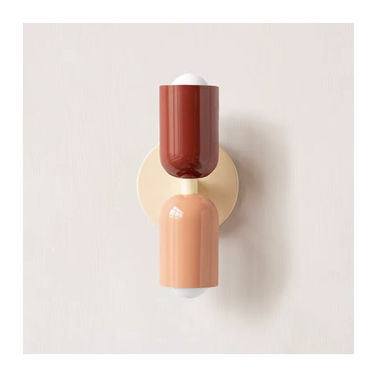 Moderne Wandlampe L-MANG in Bunt mit 3-Farben-Licht im minimalistischen Nordic-Design für Schlafzimmer und Wohnzimmer - Bild 2